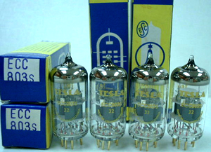 NOS 70's Tesla ECC803S - one the most expensive tubes!